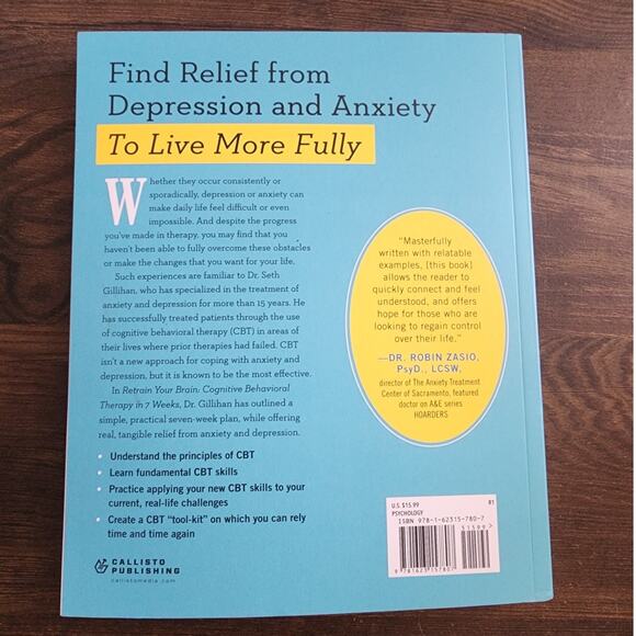 Retrain Your Brain: Cognitive Behavioral Therapy in 7 Weeks Depression & Anxiety - Picture 2 of 2